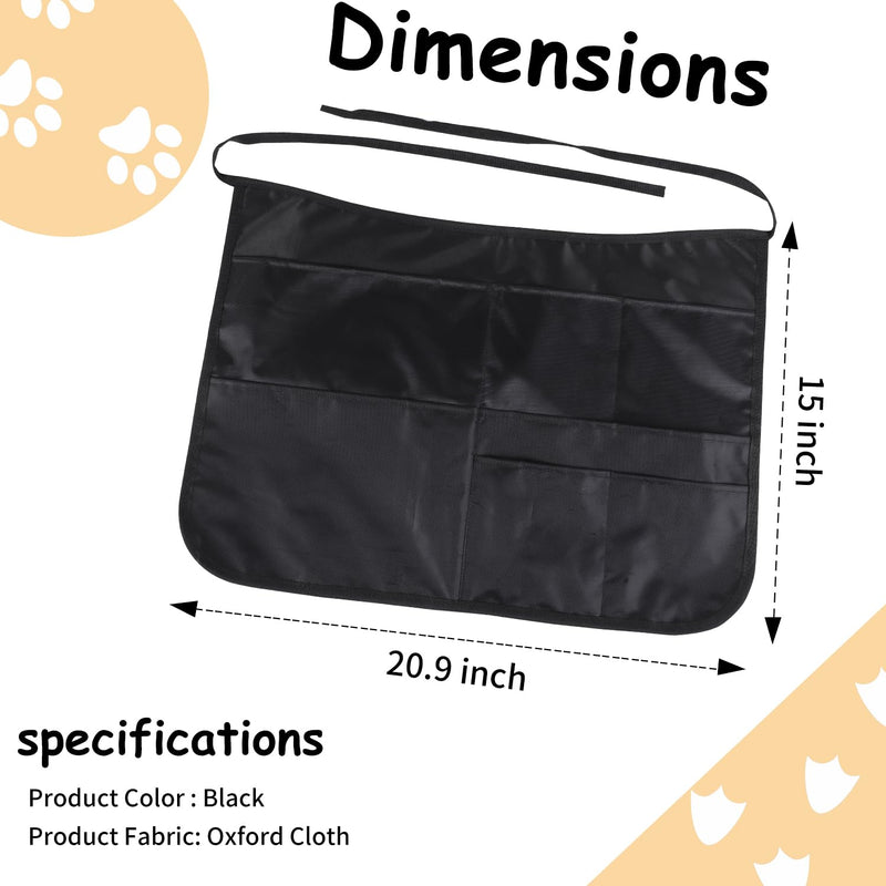 Rsobl Pet Groomer Pocket Apron Waterproof Pet Grooming Apron Work Aprons Clothes for Beauticians Pet Grooming Kit for Cats and Small Dogs - PawsPlanet Australia