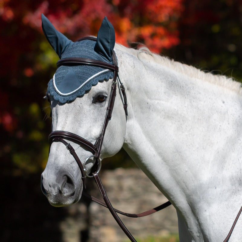 Equinavia Nord Ear Net - Mirage Blue/Gray - Horse
