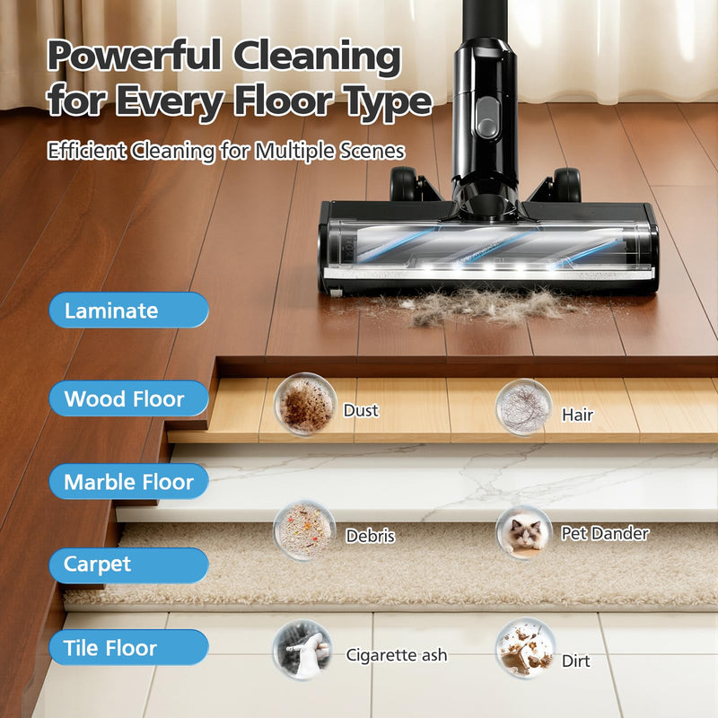 iSingo Replacement Brush Roll Compatible with Bissell Cleanview XR Pet 300W / XR 200W / Powerlifter Turbo Cordless Stick Vacuum, Model# 3797V, 3789U, 3789, 3789X, 3797, 3797W, 2 Pack, Grey Grey Brush - PawsPlanet Australia