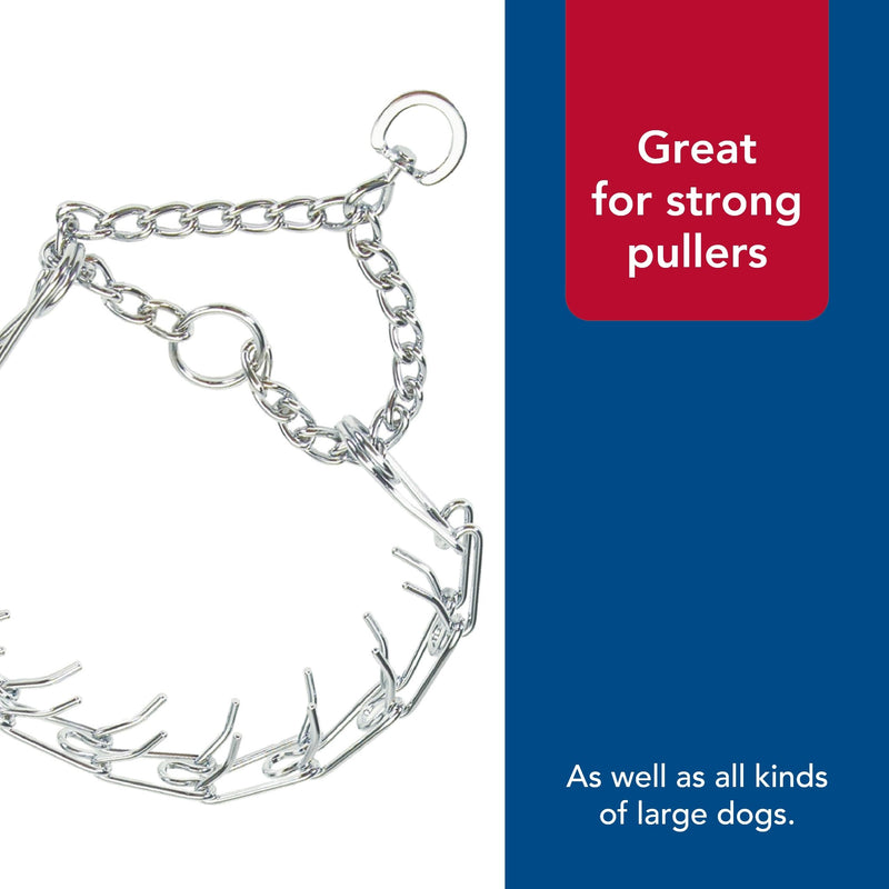 Coastal Pet Titan Dog Prong Training Collar - Rust-Resistant and Prong Metal Training Chain Collar for Dogs - Quality Supplies - 3.3 mm x 20" 3.3 mm x 20" (Pack of 1) - PawsPlanet Australia