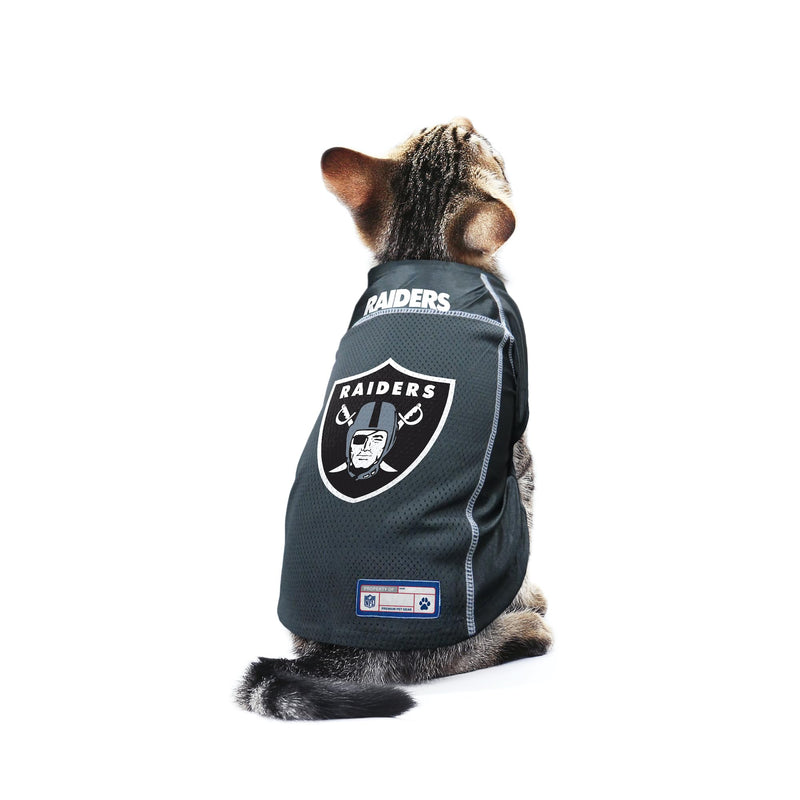 Littlearth NFL Unisex NFL Basic Pet Jersey Las Vegas Raiders L (Neck: 14", Girth: 20"-25", Back: 15") Team Color