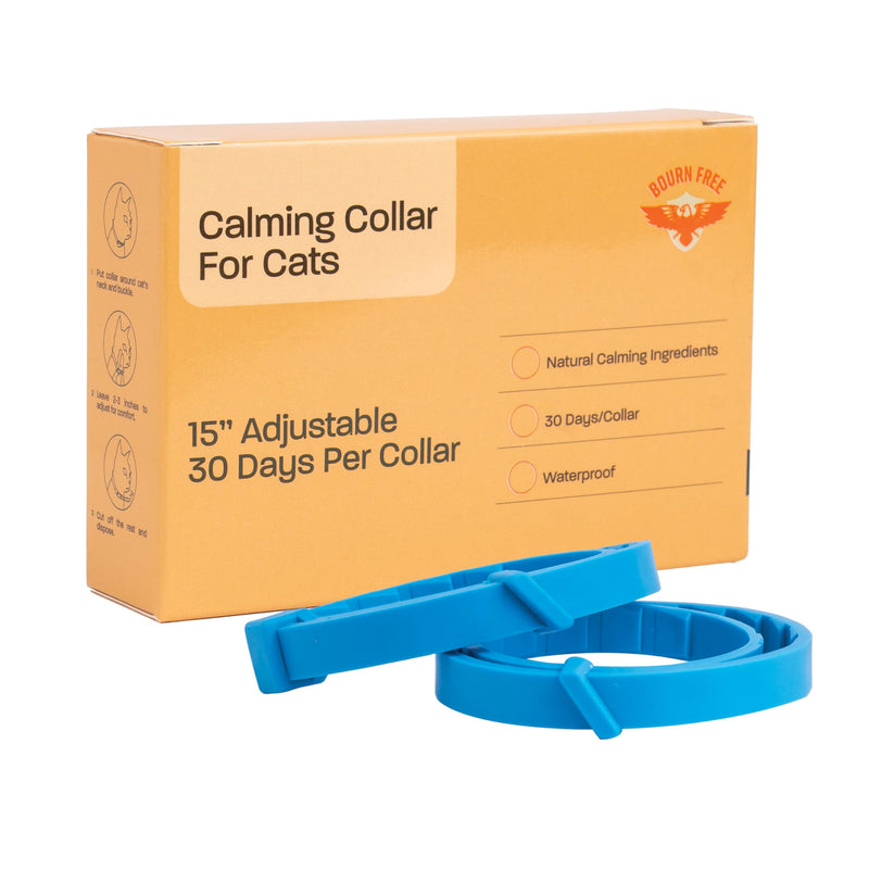 2 Pack Calming Collar for Cats - Calming Cat Collar, Cat Pheromone Collar, Cat Calming Collar for Anxiety - Efficient Relieve Reduce Stress Relief for Cats, Ideal for Meowing and Anxiety Reduction - PawsPlanet Australia