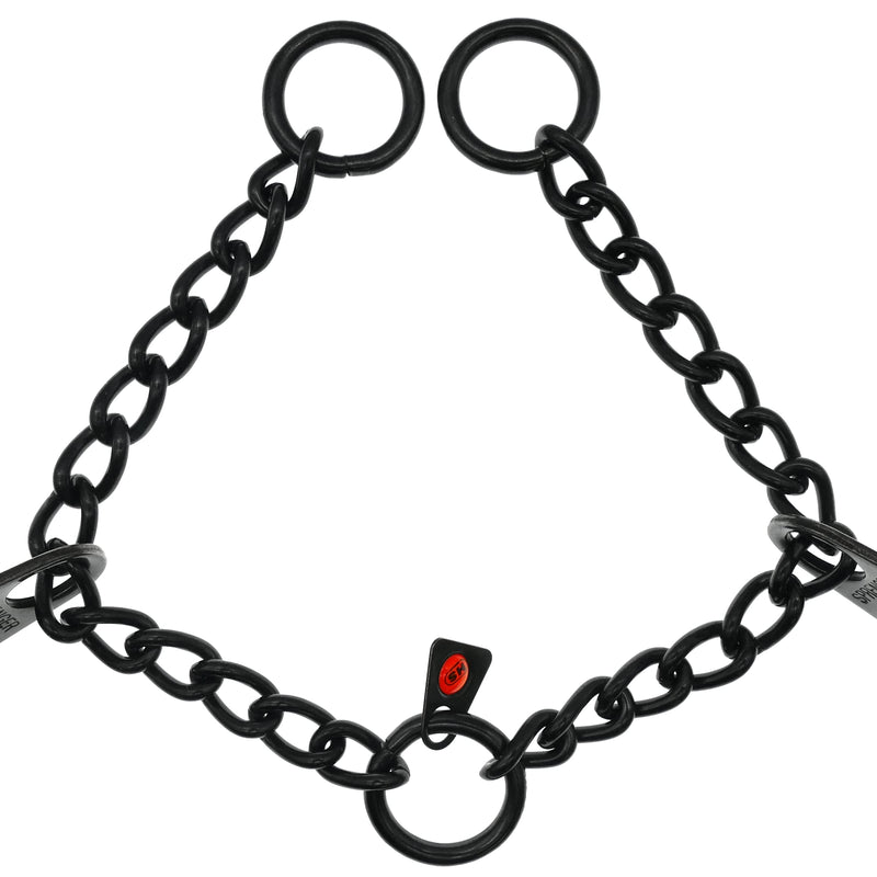 Herm Sprenger Black Stainless Steel Dog Prong Collar with Easy On Assembly Chain Professional Training Pinch Collar for Small Medium Large Dogs Made in Germany (24in x 3.2mm (Neck Size up to 19in)) 24in x 3.2mm (neck size up to 19in) - PawsPlanet Australia