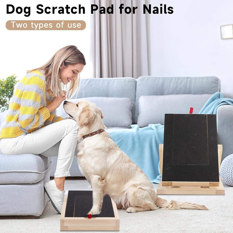 Dog scratching pad, pet nail paw scratch pad, for nail filing, sandpaper scratching pad, nail clippers for toy dogs, dogs scratching board for nails, scratching pad for fun nail care - PawsPlanet Australia