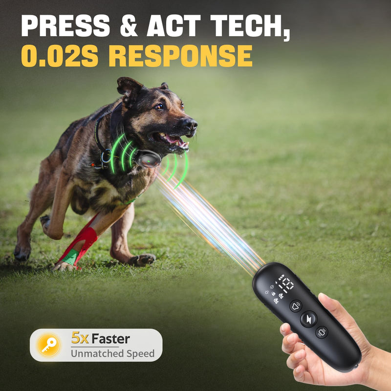 2024release Elite K9 Dog Training Collar with Remote - 3300ft Range Dog Shock Collar with 4 Training Modes, 42 Levels E collar, IPX67 Waterproof, 180 Days Battery Life, Designed by Elite K9 Trainer - PawsPlanet Australia