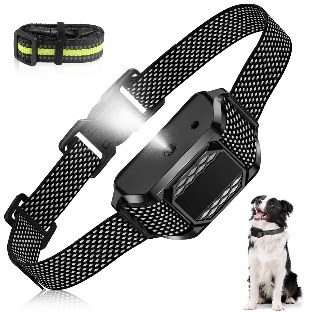 Citronella Bark Collar for Dogs, Citronella Dog Bark Collars, Level 3 Sensitivity Adjustable IPX65 Waterproof Citronella Dog Collar, Suitable for All Types of Dogs [No Spray Refill] Black-P100