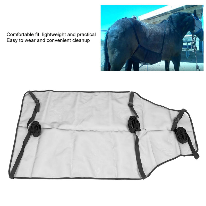 Horse Belly Guard, Comfortable Adjustable Horse Belly Protections Cover Foldable Horse Ride Fly Sheet Soft Breathable Lightweight Anti Scratch Belly Cover for Outdoor - PawsPlanet Australia