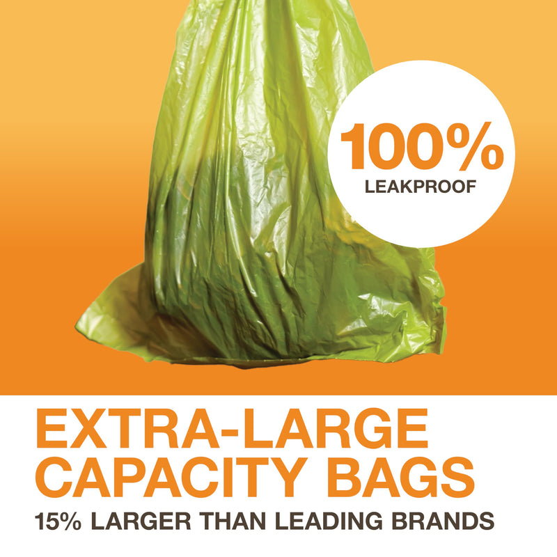 Neater Pets Lift N’ Bag Extra-Capacity Dog Poop Bags Rolls, 20% Thicker Leakproof Poop Bags for Dogs, Extra-Large Dog Pooper Scooper Refill Bags, 12 Rolls - 180 Count, Lavender Scent, 14.25” x 9.5” - PawsPlanet Australia