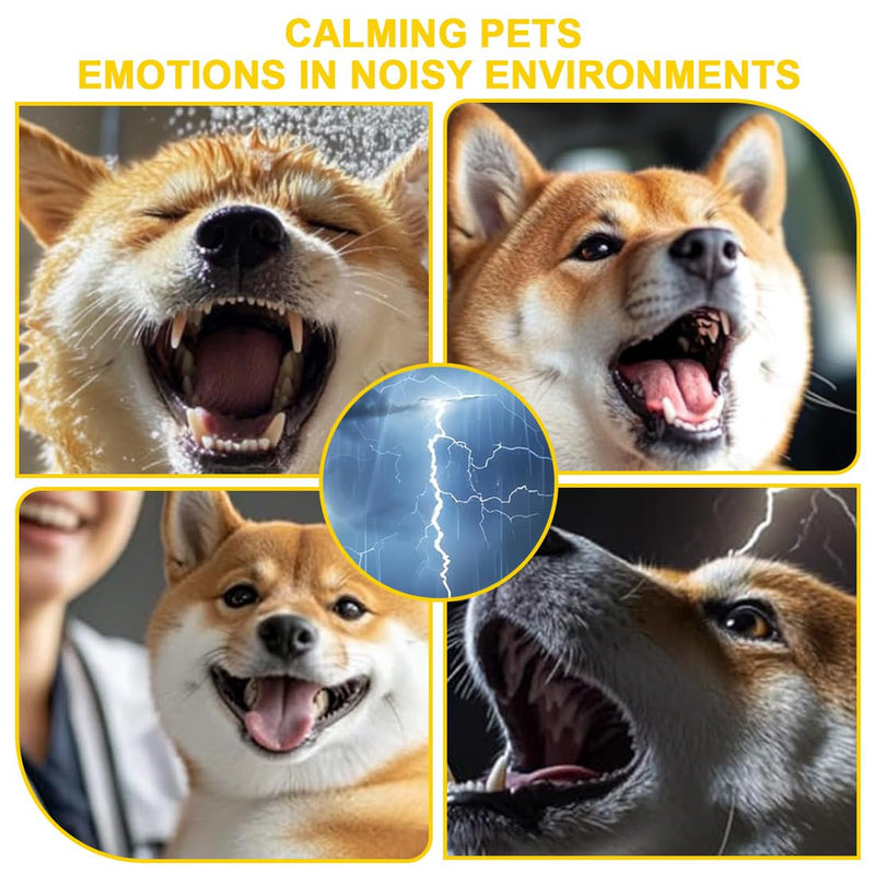 2 Pack Soothing Earmuffs for Dogs, Noise Protection, Pet Ear Flap, Head Wrap Ears, Noise Canceling Hoodie