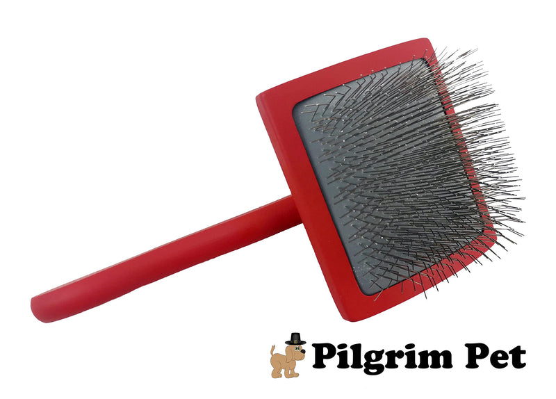 Professional Dog Slicker Brush - Fluff and Detangle (Large) Large - PawsPlanet Australia