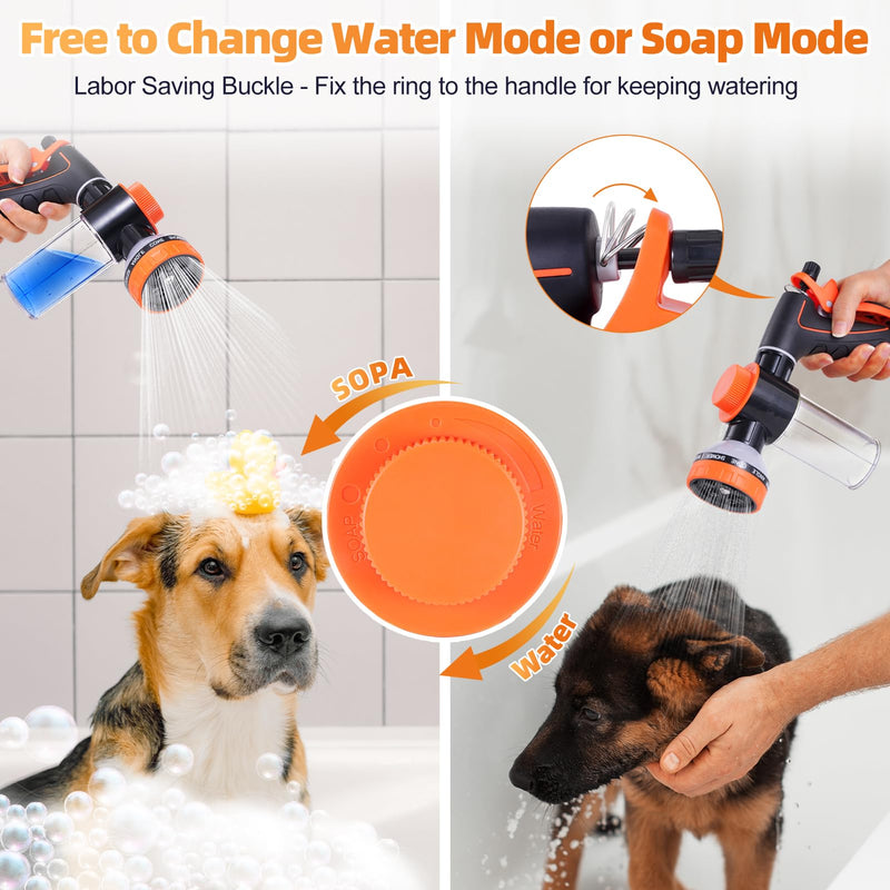 Bathtub Faucet Sprayer Attachment for Tub, Dog Washing Hose Attachment for Bathtub with Faucet Adapters, Sink Sprayer Dog Bath Hose Attachment for Tub Faucet, Dog Hose Attachment for Bathtub 11 - PawsPlanet Australia