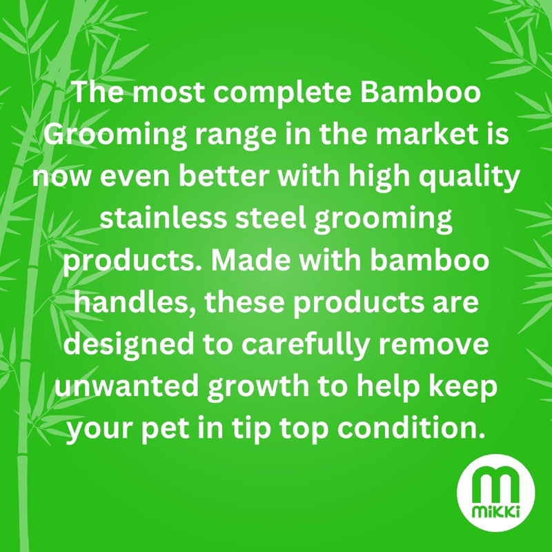 Mikki Bamboo Claw Clipper For Dogs & Cats, With Safety Stop to Reduce Risk of Over Clipping, Micro-serrated Blades for a Clean Cut, Blade Lock for Safe Storage, Suitable for All Pets, Small