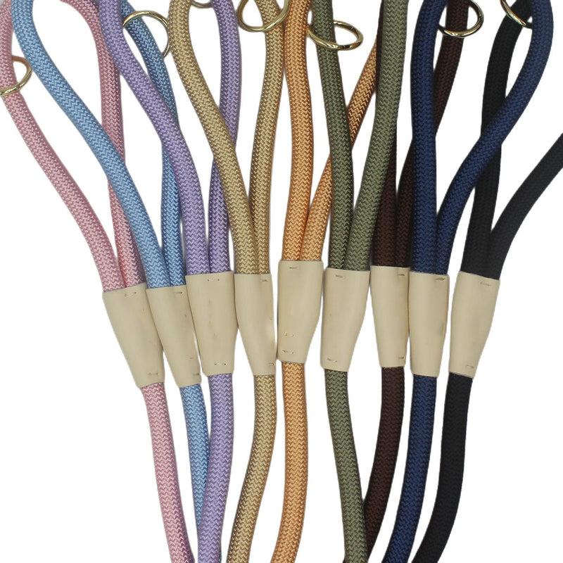 5FT Strong Nylon Braided Dog Rope Leash, Dog Walking Lead, Dog Leash for Training Small Medium Large Dogs (Navy Blue, 5FT x 10mm) Navy blue - PawsPlanet Australia