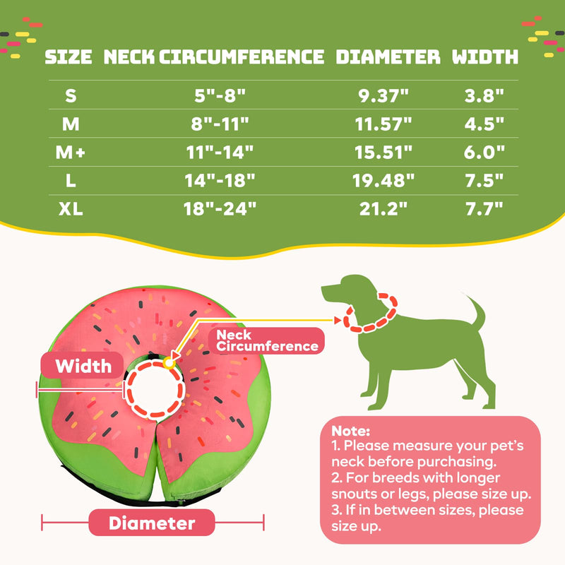 Gimars XL Inflatable Dog Cone Alternative After Surgery, Soft Dog Neck Donut Recovery Cone Collar, E Collar and Elizabethan Collar Alternative for Large X-Large Dogs Donut Red XL (Neck 18"-24") - PawsPlanet Australia