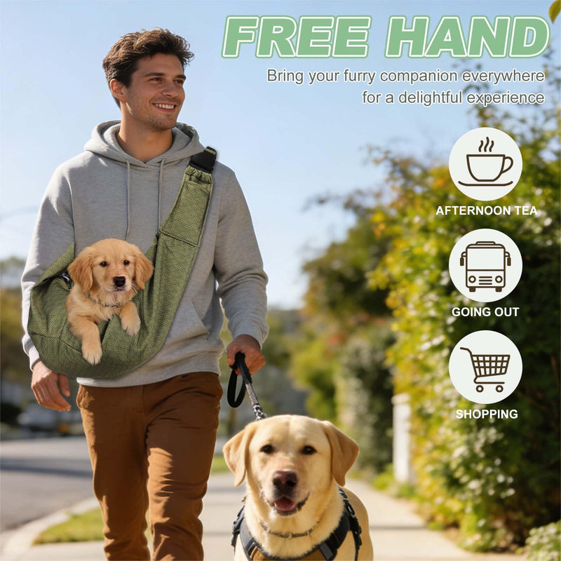 sourcing map Dog Sling Carrier for Small Dogs and Cats Up to 16.5 Lbs, Adjustable Buckle with Pocket Pet Cross Body Shoulder Bag, (Red, 1 Pcs) Intended for Outdoor Travel/Camp Red - PawsPlanet Australia