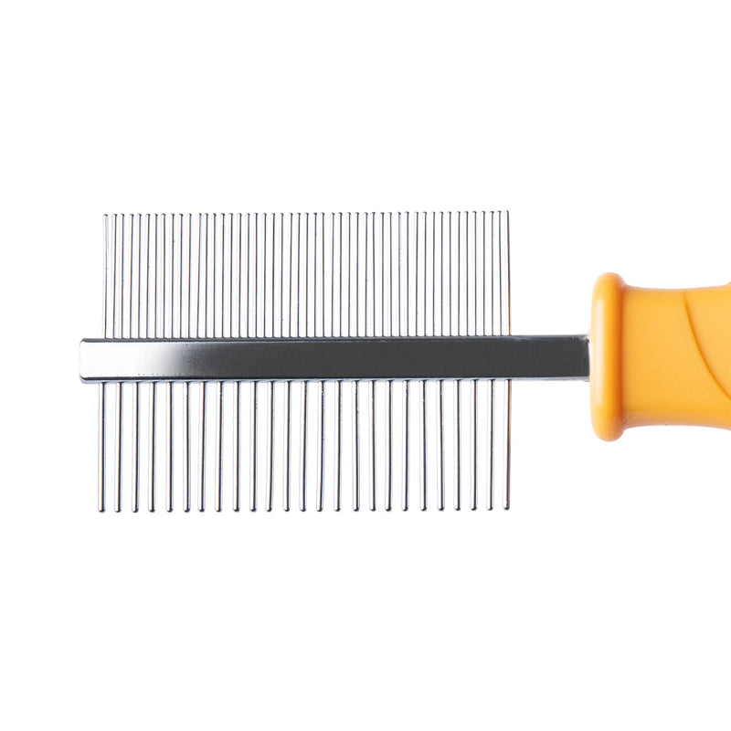 Burt's Bees for Pets Dual Sided Flea Comb with Handle Made from Recycled Plastics Collected from Coastal Communities | 2-in-1 Grooming Tool for Dogs | Dog Comb Removes Fleas & Flea Eggs Dual Sided Plastic Comb 6 Inch - PawsPlanet Australia
