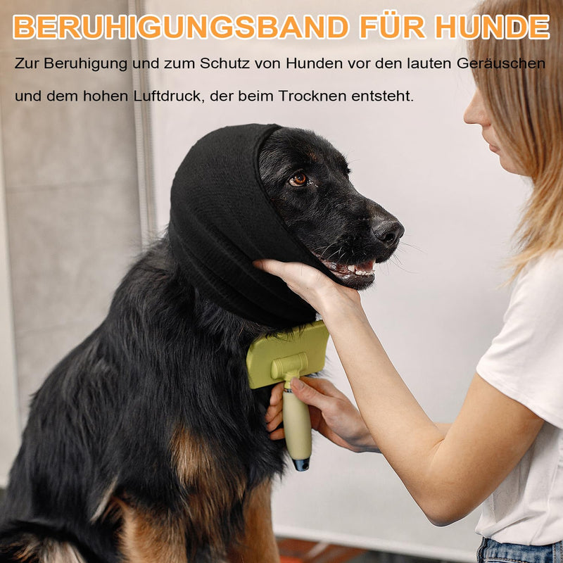 Voarge Pet Bandana, Dog Earmuffs for Dogs, Hearing Protection, for Dog Anxiety, Grooming, Earmuffs, Dog Ear Protection, Soothing L purple