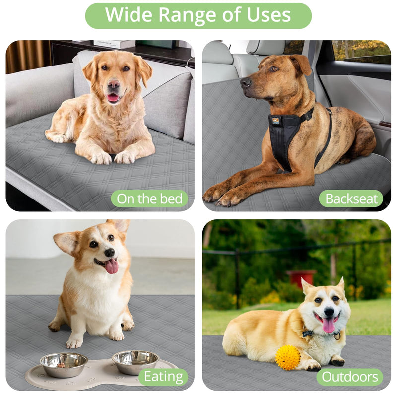 Double-Sided Waterproof Blanket, Antislip Pet Blanket Sofa Couch Furniture Protector Washable Bed Cover Reversible for Puppy Large Dog Cat (68"*82") 68"*82" - PawsPlanet Australia
