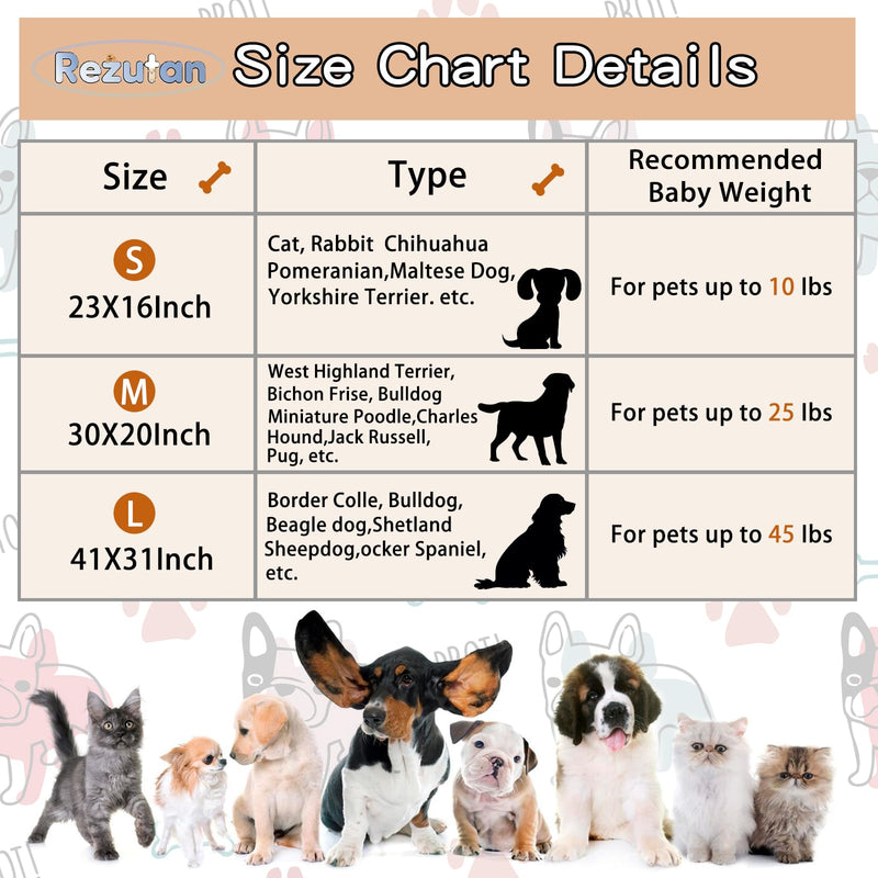 Rezutan Dog Blankets for 3 Pack Large Medium Pet Cat, Soft Fuzzy Washable Blanket, Comfort Flannel Suitable for Dogs Kennels & Beds, Sofas, Furniture, Gifts Puppy Essentials, 41 x 31 inch, Black Black(3 Pices） Large,41x31inch - PawsPlanet Australia