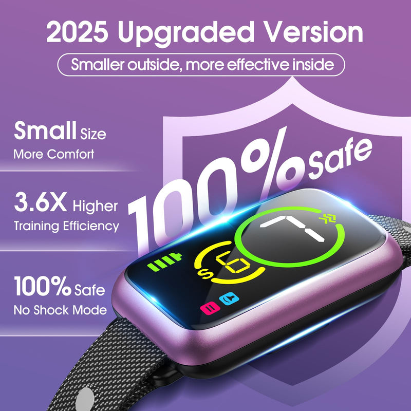 Smart Dog Bark Collar, Automatic Stop Bark Collar for Large, Medium, Small Dogs, Safe & Humane Barking Collar with Beep, Vibration & 7 Adjustable Sensitivity, Anti Barking Device IP67 Waterproof 1-Pack Bright Purple - PawsPlanet Australia