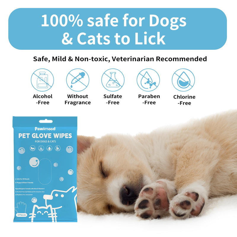 Hypoallergenic Pet Grooming Wipes for Dogs & Cats - Coconut Oil Cleaning & Deodorizing Bathing Wipes with Hydrating Formula for All Body Parts,Dog Cleaning Wipes Remove Odor (3 Pack) 3 PACK - PawsPlanet Australia