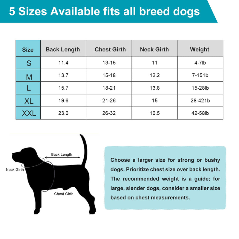 Leekalos Recovery Suit for Dogs After Surgery,Soft Breathable Dog Bodysuit Surgical Recovery Suit,Male Female Dog Neuter Spay Suits Anti Licking Wounds Jumpsuits for Small Medium Large Dogs Streaks - PawsPlanet Australia