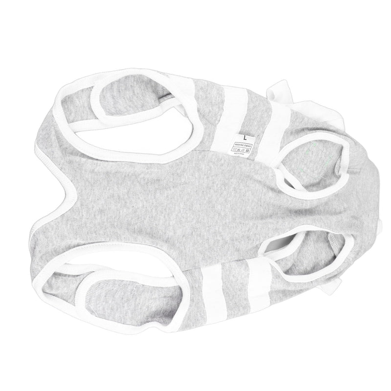 Cat recovery suit made of soft cotton, anti-licking for post-operative comfort in cats and kittens, 1 pack
