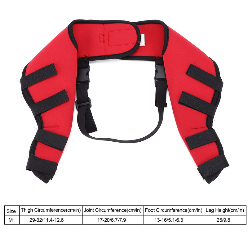 GLOGLOW 1 Pair Dog Hind Leg Braces, Dog Rear Leg Hock Wraps Canine Elbow Protector for Ligament Injuries Sprains(Red M) Boots - PawsPlanet Australia