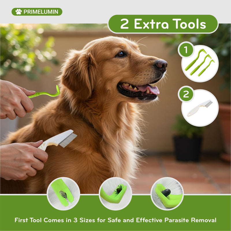 Pet Hair Removal Glove for Dogs & Cats, Newly Upgraded with Reinforced Stitching & Premium Fabric, Reusable Electrostatic Pet Hair Remover for Furniture, Couch, Carpet, Clothing & Car Seats Large - PawsPlanet Australia