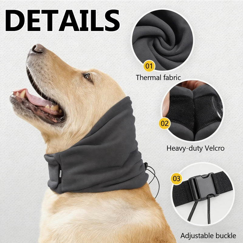 Dog Ear Protection, Dog Ear Muffs & No Shake Ear Wrap, Adjustable Earmuffs for Pets, Noise Protection, Dog Earmuffs, for Noise Reduction, Anxiety Relief Calming