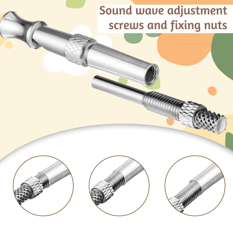 2 Pack Dog Whistle, Dog Whistle with Lanyard to Stop Barking Neighbors Dogs Adjustable Ultrasonic Silent Dogs Professional Recall Whistles Helpful for Training Recall - PawsPlanet Australia