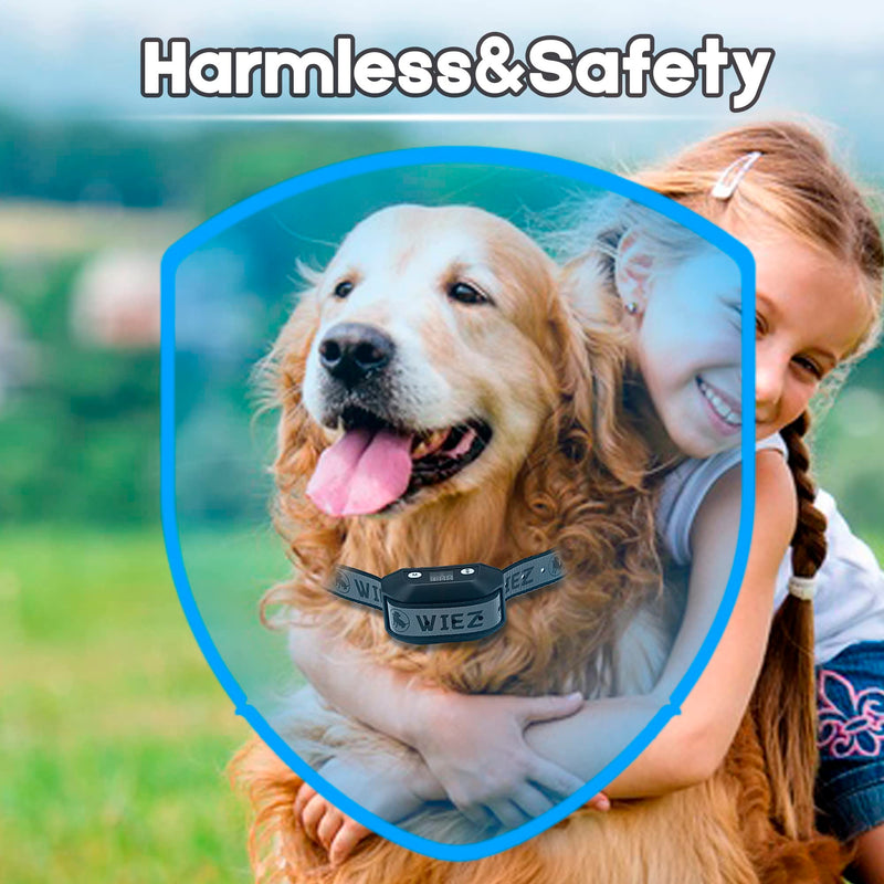 WIEZ GPS Wireless Dog Fence for Outdoor, Electric Dog Fence Collar with 3 Correction Mode, Pet Containment System for Most Dogs For 1 dog - PawsPlanet Australia