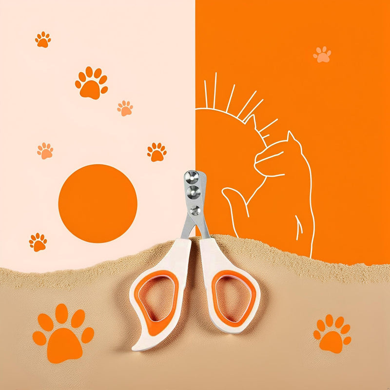 Jowxsx Orange Cat Nail Clippers with Circular Cut Hole,Cat Claw Clippers Cat Nail Trimmers Avoid Over Cutting Pet Nail Clippers Grooming Tool for Cat,Cat Nail and Trimmers，Grooming - PawsPlanet Australia