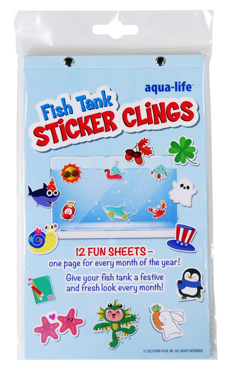 Penn-Plax Aqua-Life Aquarium Sticker Clings -Stick On Decal Background Outside of Fish Tanks – for Children and Adults - PawsPlanet Australia