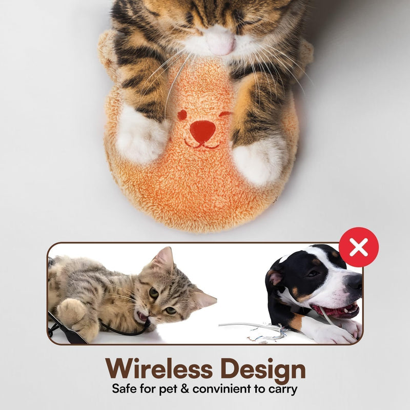 ALL FOR PAWS Microwavable Dog Heat Pad with 2 Covers, Pet Heating Pad for Kittens, Heated Pet Bed for Cats, Microwave Heating Pad for Pets - PawsPlanet Australia