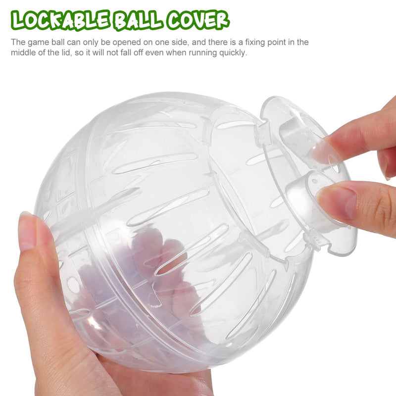Kisangel 1pc Hamster Ball Rat Balls to Run Around Small Animal Running Ball Hamster Exercise Toys Small Pet Activity Supply - PawsPlanet Australia