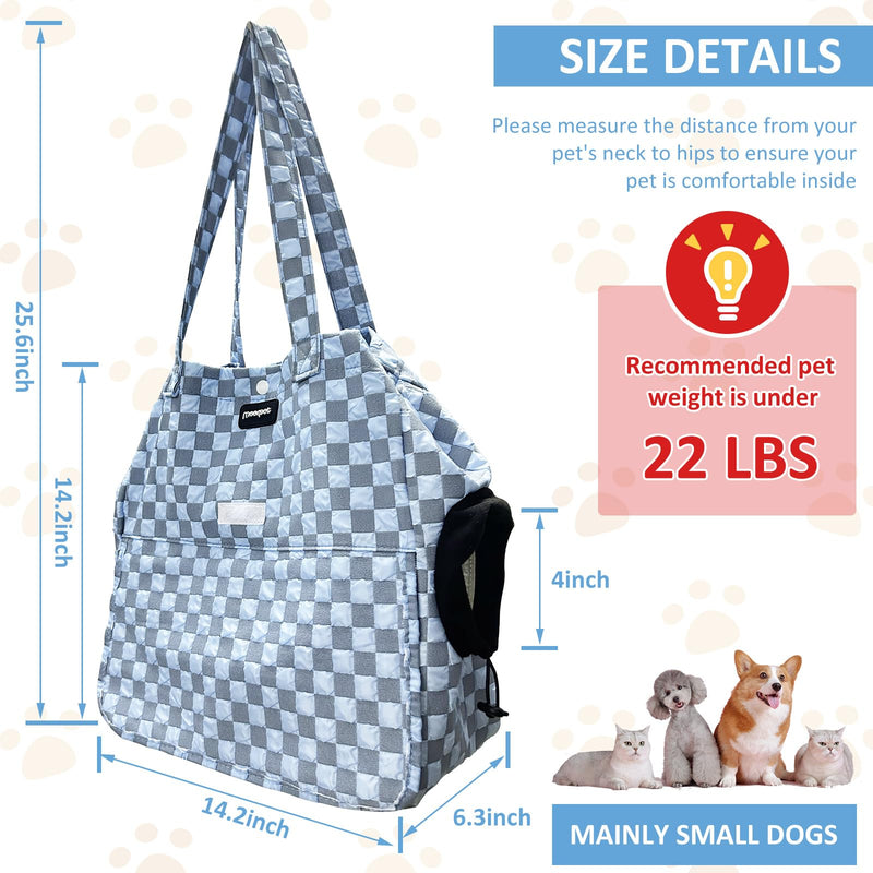 Dog Sling Carrier Pet Sling Carrier for Small Dog & Cats, Puppy Sling with Pockets, Classic Breathable Design for Travel, Camping & Outdoo,Maximum Load Capacity of 22 Pounds. - PawsPlanet Australia