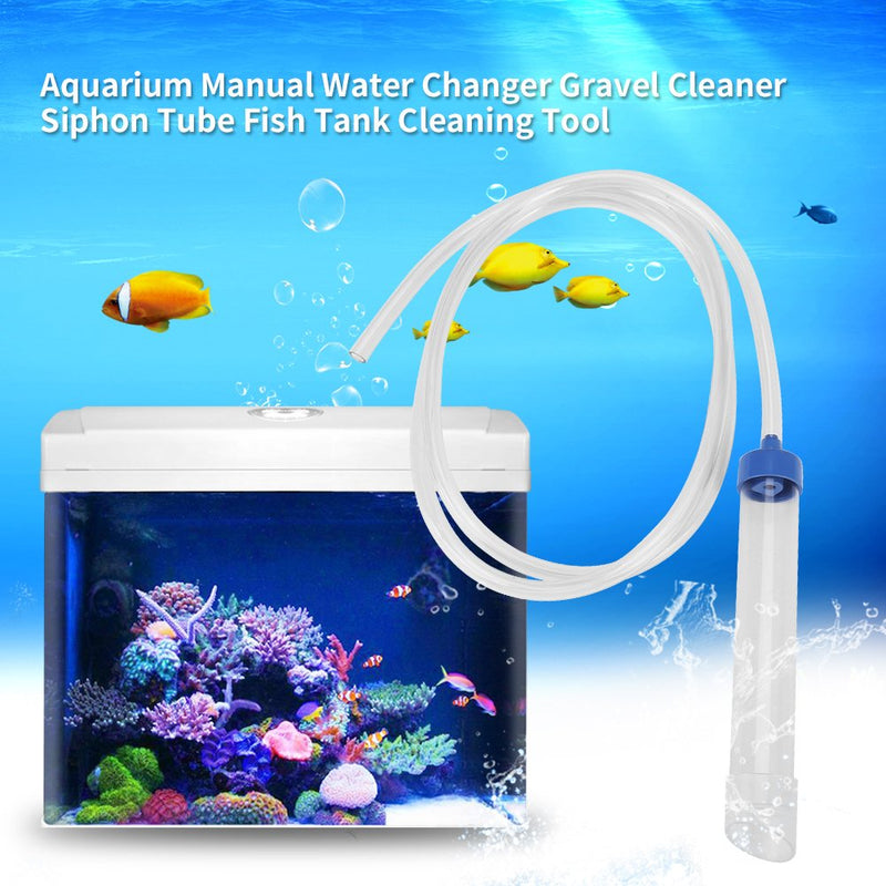 HEEPDD Aquarium Water Changer, 59inch Length Fish Tank Manual Cleaning Tool Gravel Sand Cleaner Vacuum Siphon Tube for Water Changing and Sand Cleaner (AS-999) - PawsPlanet Australia