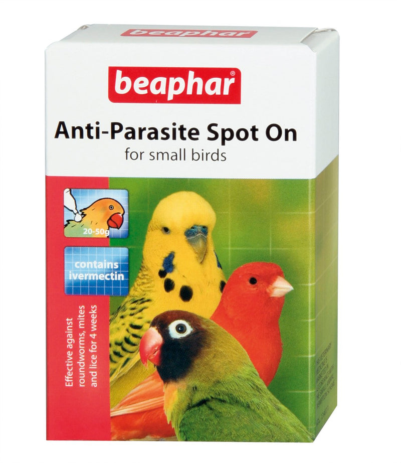 Beaphar Anti-Parasite Spot On For Small Birds 4 week Treatment For Canary, Budgie - PawsPlanet Australia