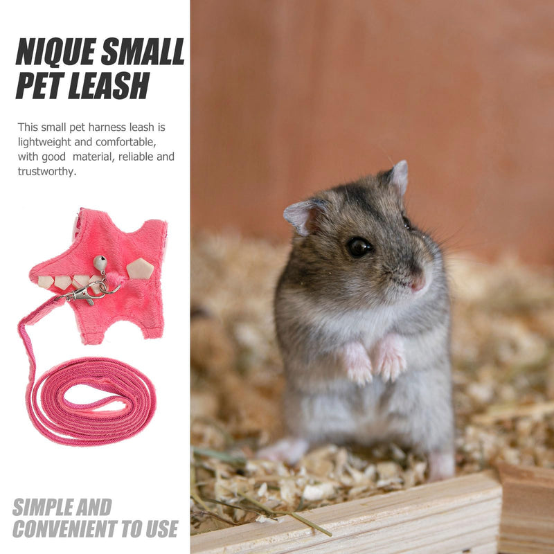 POPETPOP Cute Bunny Harness Pet Leash Harness Small Animal Harness Pet Leash Non-woven Fabric Wiring Harness Kitten Decorative Ferret Harness Pet Harness Ferret Leash Kit As Shown 1 - PawsPlanet Australia