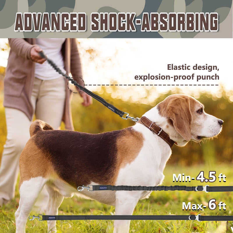 Auroth Tactical Dog Harness with 6 FT Heavy Duty Dog Leash and Reflective Dog Collar for Medium Large Dogs - PawsPlanet Australia