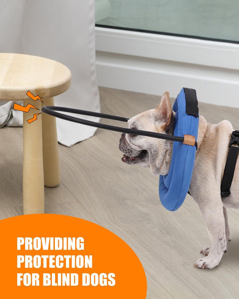 Blind Dog Bumper Halo,Harness Guiding Device for Blind Dog,Pet Anti-Collision Ring for Protective&Build Confidence,Blind Dog Accessories - PawsPlanet Australia