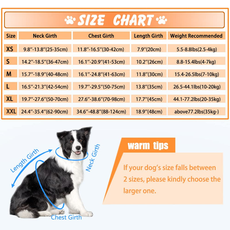 EMUST Dog Life Vests, Adjustable Life Jackets for Small Dogs with Enhanced Buoyancy, Small Dog Swim Vest with Durable Rescue Handle, Orange,XS XS - PawsPlanet Australia