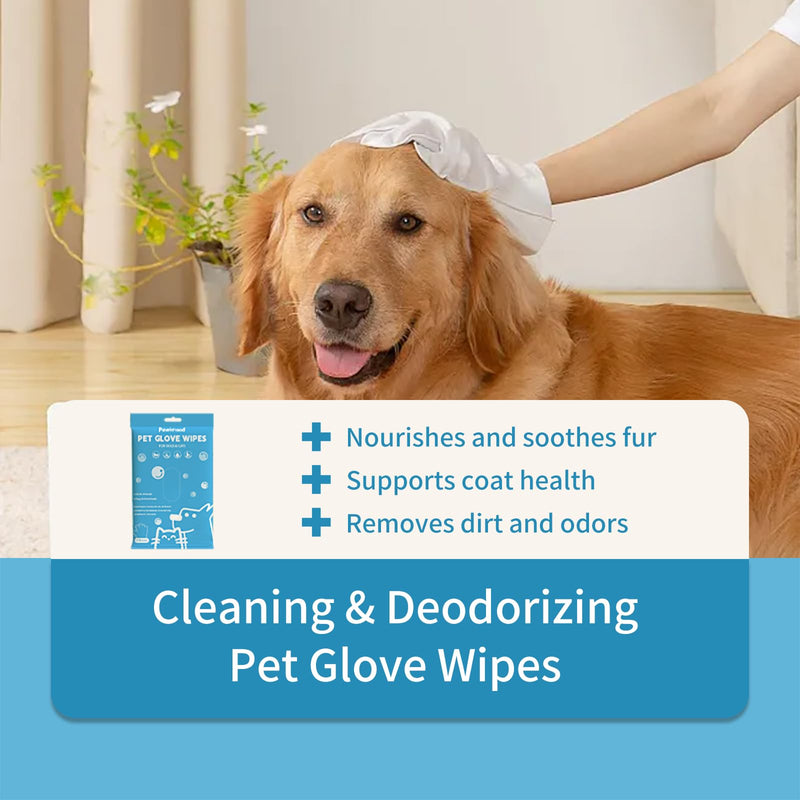 Hypoallergenic Pet Grooming Wipes for Dogs & Cats - Coconut Oil Cleaning & Deodorizing Bathing Wipes with Hydrating Formula for All Body Parts,Dog Cleaning Wipes Remove Odor (1 Pack) 1 PACK - PawsPlanet Australia