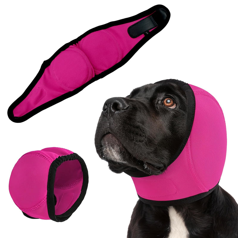 Rose Dog Ear Cover Dog Ear Muffs Noise Protection Swimming Waterproof Dog Ear Caps for Bath, Pet Ears Muffs for Noise Bath, for Ears Protection (Size S) Size S