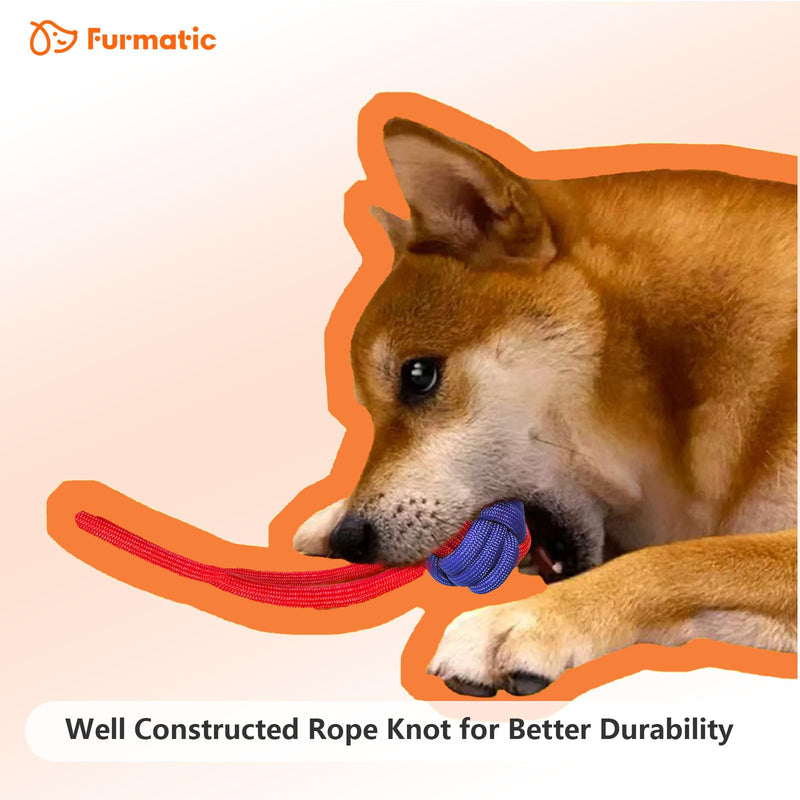 Rope Dog Toys for Small and Medium Dogs | Dog Toys for Aggressive Chewers | Dog Tug of War Toy for Interaction and Teeth Cleaning, Set of 3 Ropes - PawsPlanet Australia