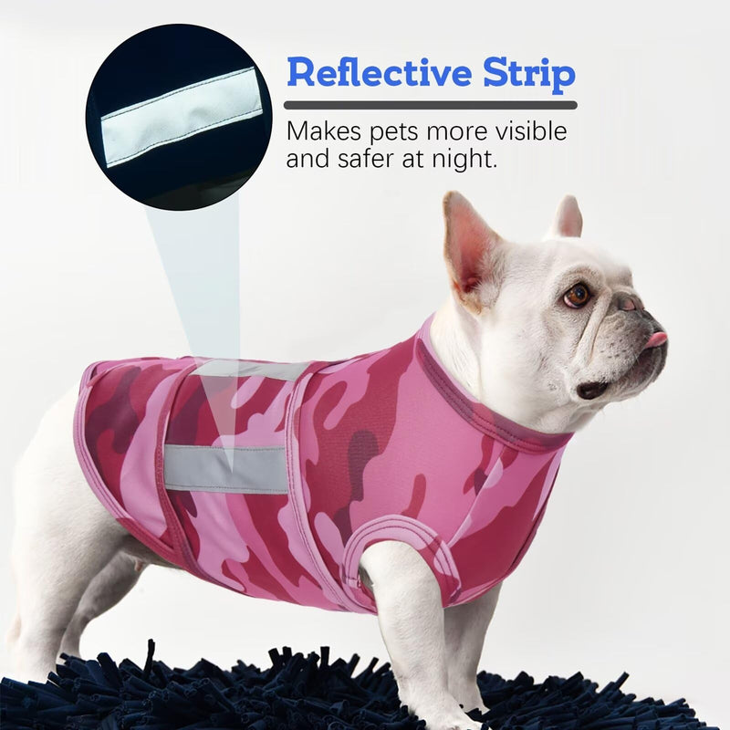 MIGOHI Dog Anxiety Vest,Soft Dog Anxiety Relief Coat,Calming Vest Wrap for Thunderstorm,Fireworks,Travel and Separation,Anxiety Relief for Dogs,Dog Firework Anxiety Relief for Small Dogs,XS,Camouflage Camouflage X-Small - PawsPlanet Australia