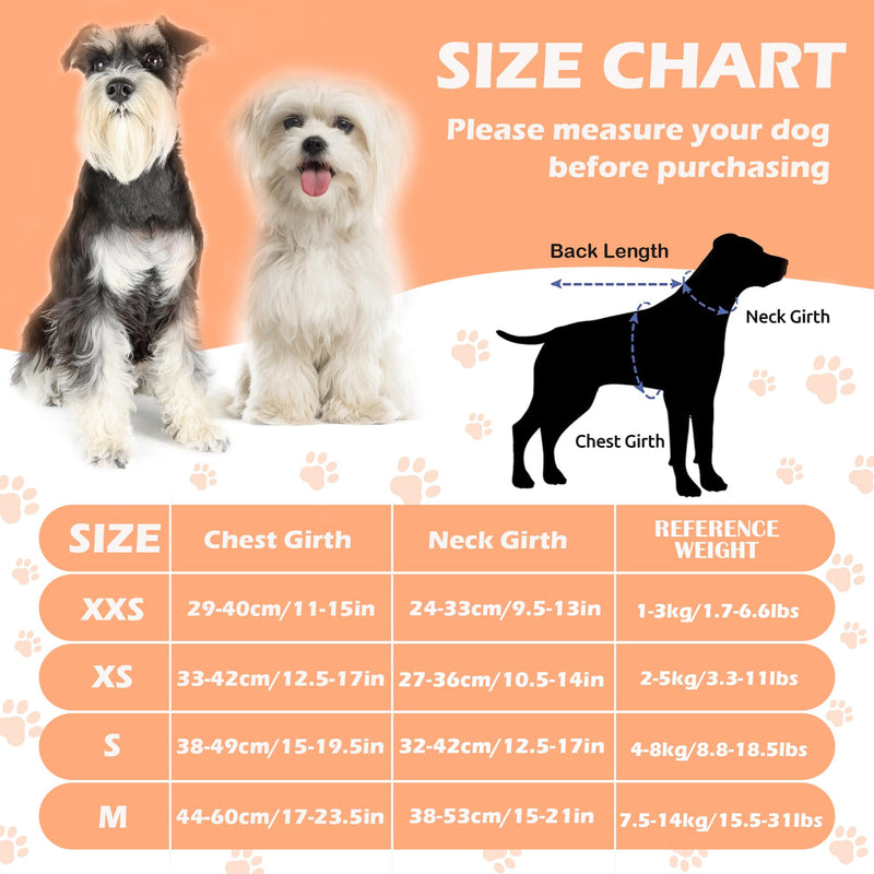 No Pull Dog Harness Adjustable Small pet Harness and Leash Set, Lightweight and Soft Dog Harness No Choke Escape Proof Pet Harness Vest (Green Daisy, XS) Green Daisy - PawsPlanet Australia