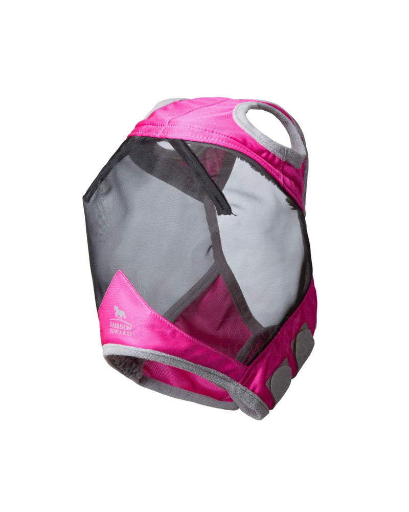 Harrison Howard CareMaster Pro Luminous Fly Mask Large Eye Space Standard Flamingo M Cob Cob (Medium)