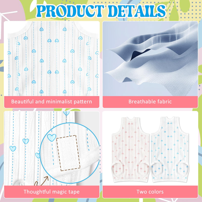 2 Pack Cat Recovery Suit and Cat Surgery Recovery Suit, Breathable Adjustable Cat Post Surgery Suit to Prevent Licking, Ideal Cat Suit Post Surgery,Cat clothes for Cats (M)